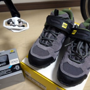 idiom1にPD-M530を装着。Mavicアルパインで初ビンディング。 idiom1にPD-M530を装着。Mavicアルパインで初ビンディング。